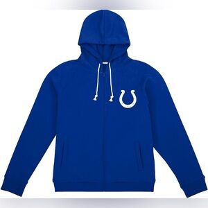 Indianapolis‎ Colts NFL team apparel men's zip up Hoodie blue size small FOCO